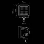 Faro led de trabajo STRANDS SIBERIA QB
