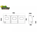 Depósito de agua IRONMAN 4x4 50 litros