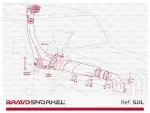 Bravo Snorkel JEEP WRANGLER JL / JT GRADIATOR 2017-