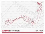Bravo Snorkel MERCEDES G Derecho W460/461/463 1979-2018
