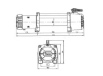 Cabrestante T-MAX 12500 12v Cab.sintético
