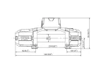 Cabrestante T-MAX Titan Series 13000 12v cab.sintético