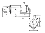Cabrestante T-MAX Industrial 13500 24v