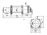 Cabrestante T-MAX Industrial 22500 24v