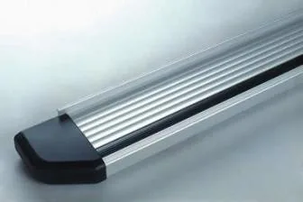Estribos plataforma aluminio tipo STD RANGER doble cabina