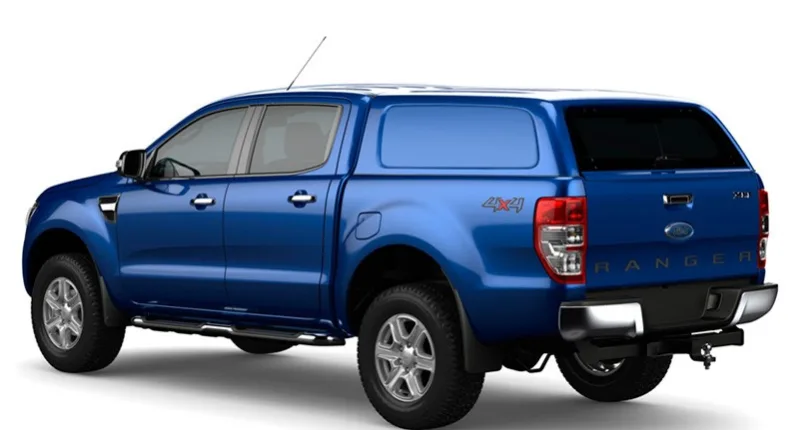 Hard Top AEROKLAS sin ventanas RANGER 2012-2022 dob.cab.