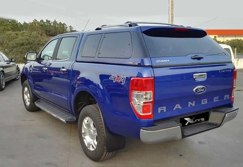 Hard Top ALPHA TYPE E+ con ventanas RANGER 2012-2022 dob.cab.