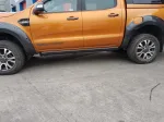 Estribos T-MAX E-BOARD eléctricos FORD RANGER desde 2023 dob.cab.