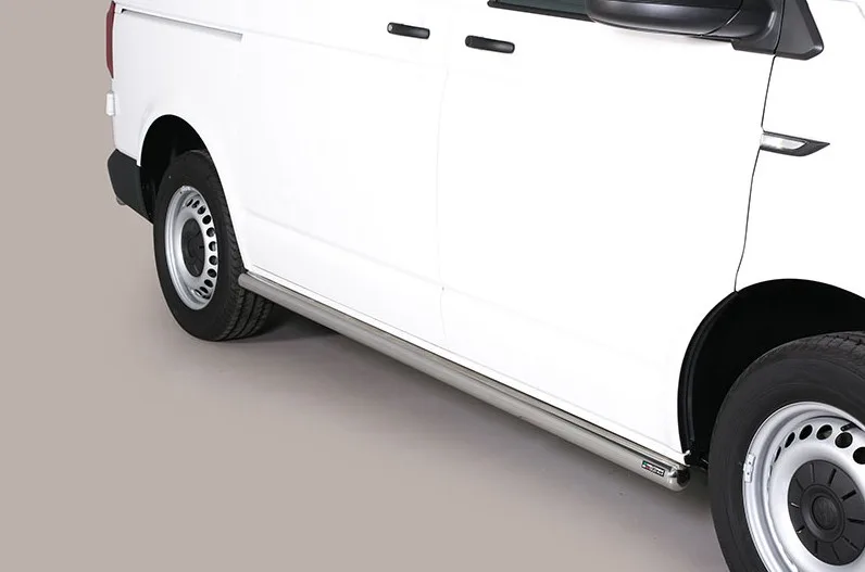 Estribos tubo Inox 63mm T6 2015-2024