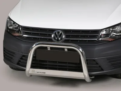 Defensa central Inox 63mm con CE CADDY 2015-2020