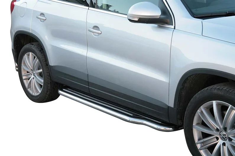Estribos plataforma Inox tubo 50mm TIGUAN 2007-2011