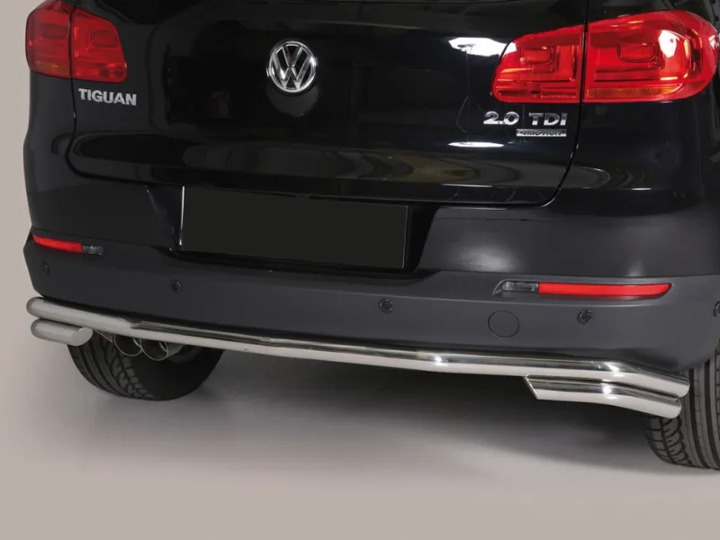 Protector tubo Inox 50mm paragolpes trasero TIGUAN 2011-2016