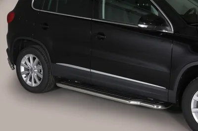 Estribos plataforma Inox tubo 50mm TIGUAN 2011-2016
