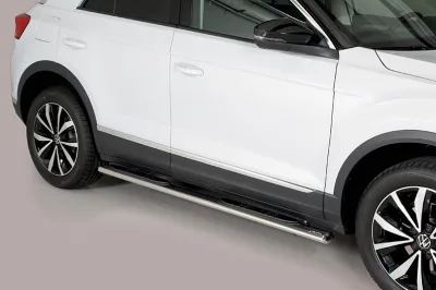 Estribos tubo Inox ovalados con pisantes T-ROC 2017-