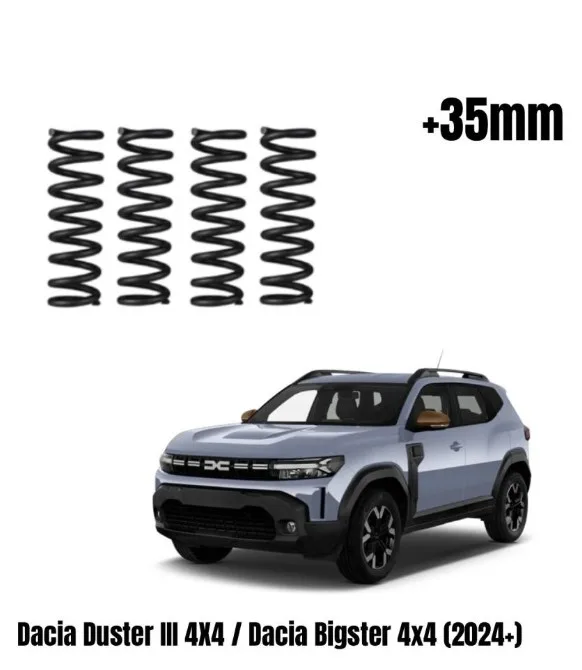 Kit de muelles +35mm DACIA DUSTER 4x4 / BIGSTER 4x4 2024-