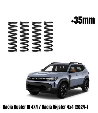 Kit de muelles +35mm DACIA DUSTER 4x4 / BIGSTER 4x4 2024-