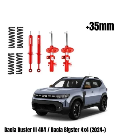 Kit suspensión +35mm DACIA DUSTER 4x4 / BIGSTER 4x4 2024-