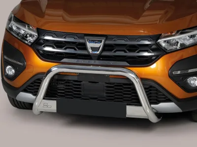 Defensa central Inox 63mm con CE SANDERO STEPWAY 2021-