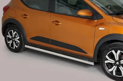 Estribos tubo Inox 63mm SANDERO STEPWAY 2021-