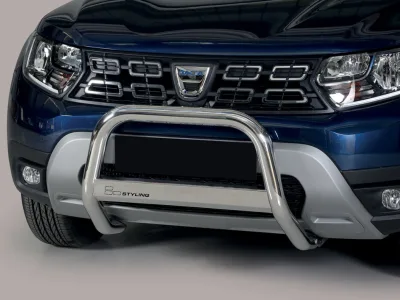 Defensa central Inox 63mm con CE DUSTER 2017-2019