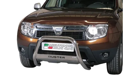 Defensa central Inox 63mm con CE DUSTER 2010-2017