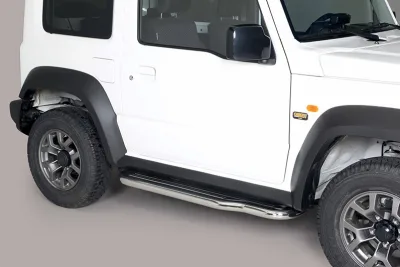 Estribos plataforma Inox tubo 50mm JIMNY 2018-