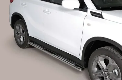 Estribos tubo Inox ovalados con pisantes VITARA 2015-2019