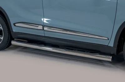 Estribos tubo Inox 76mm con pisantes VITARA 2019-