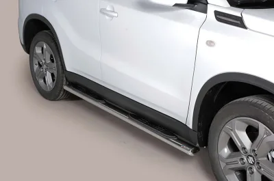 Estribos tubo Inox ovalados con pisantes VITARA 2015-2019