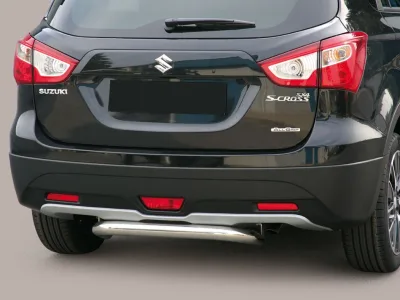 Protector tubo Inox 63mm paragolpes trasero SX4 S-Cross 2013-