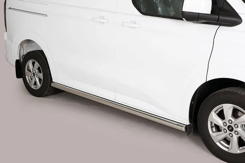 Estribos tubo Inox 63mm TRANSIT CUSTOM 2023-