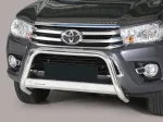 Defensa central Inox 63mm con CE HILUX REVO 2016-2021