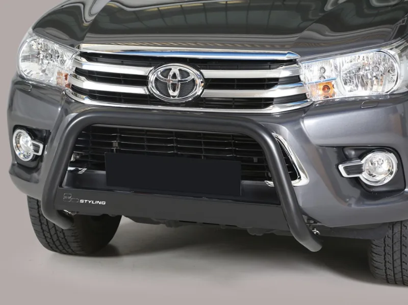 Defensa central Inox 63mm con CE HILUX REVO 2016-2021