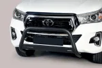 Defensa central Inox 63mm con CE HILUX REVO 2016-2021