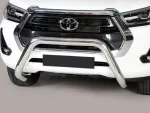 Defensa central Inox 76mm CE HILUX REVO 2021-