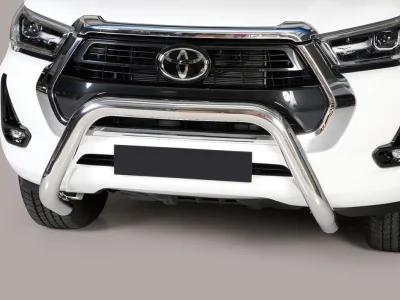 Defensa central Inox 76mm CE HILUX REVO 2021-