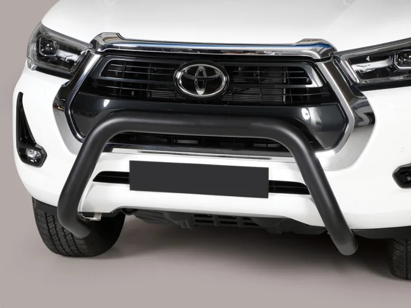 Defensa central Inox 76mm CE HILUX REVO 2021-