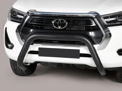 Defensa central Inox 76mm CE HILUX REVO 2021-