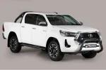 Defensa central Inox 76mm CE HILUX REVO 2021-
