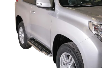 Estribos plataforma Inox tubo 50mm LAND CRUISER J15 3P