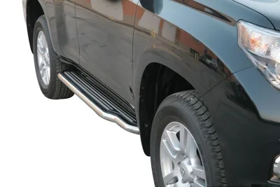 Estribos plataforma Inox tubo 50mm LAND CRUISER J15 3P