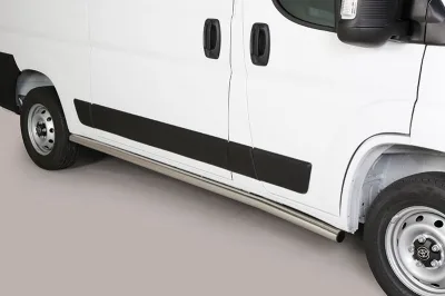 Estribos tubo Inox 63mm PROACE MAX 2024- carrocería corta