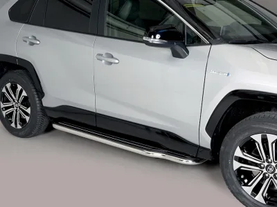 Estribos plataforma Inox tubo 50mm RAV4 2019-