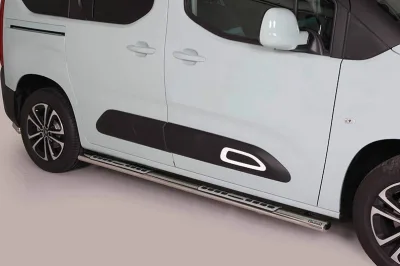 Estribos tubo Inox ovalados con pisantes BERLINGO MULTISPACE 2018-