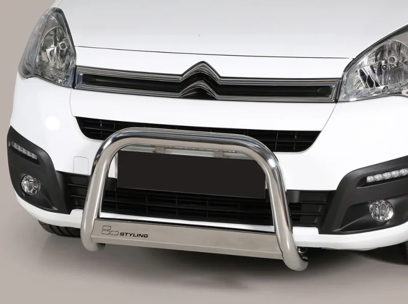 Defensa central Inox 63mm con CE BERLINGO 2015-2018