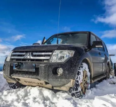 Protección delantera N4 8mm MITSUBISHI MONTERO V80