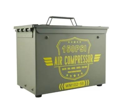 Compresor portátil 12v 150l/min tipo Militar