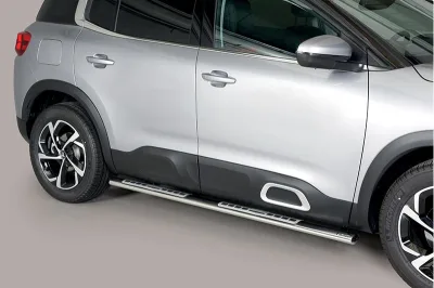 Estribos tubo Inox ovalados con pisantes C5 AIRCROSS 2019-