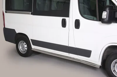 Estribos tubo Inox 63mm DUCATO 2006-2014 Carrocería corta