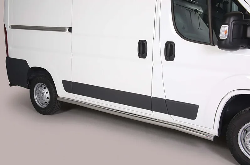 Estribos tubo Inox 63mm DUCATO 2006-2014 Carrocería corta